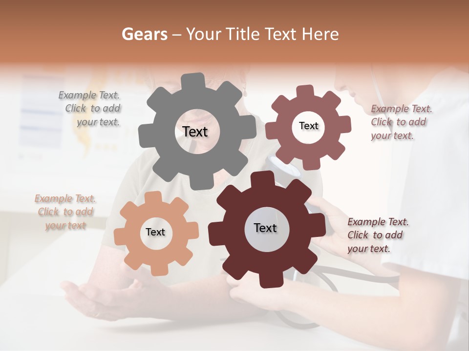 Caucasian Coat Check Up PowerPoint Template