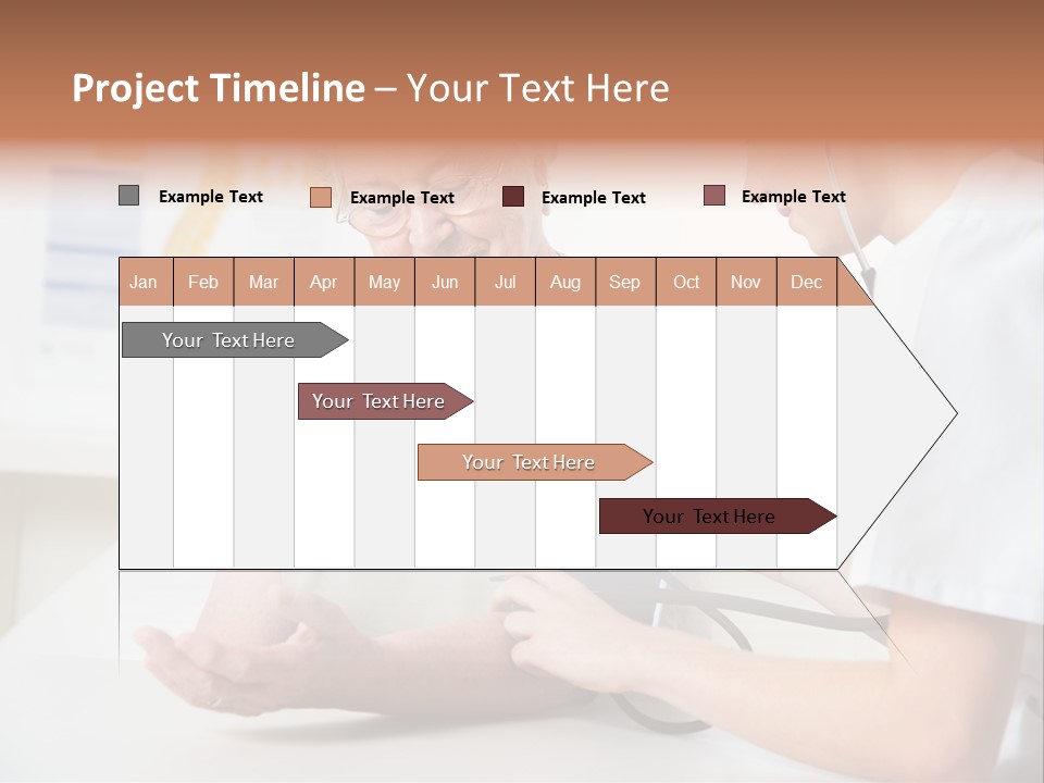 Caucasian Coat Check Up PowerPoint Template