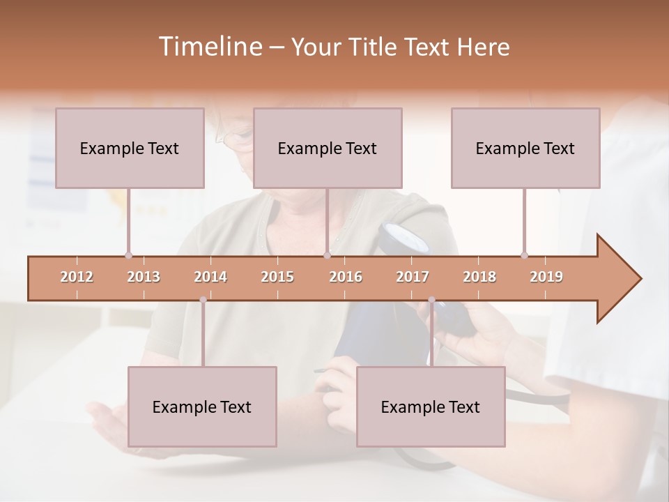 Caucasian Coat Check Up PowerPoint Template