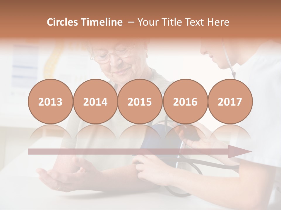 Caucasian Coat Check Up PowerPoint Template