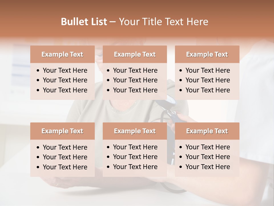 Caucasian Coat Check Up PowerPoint Template