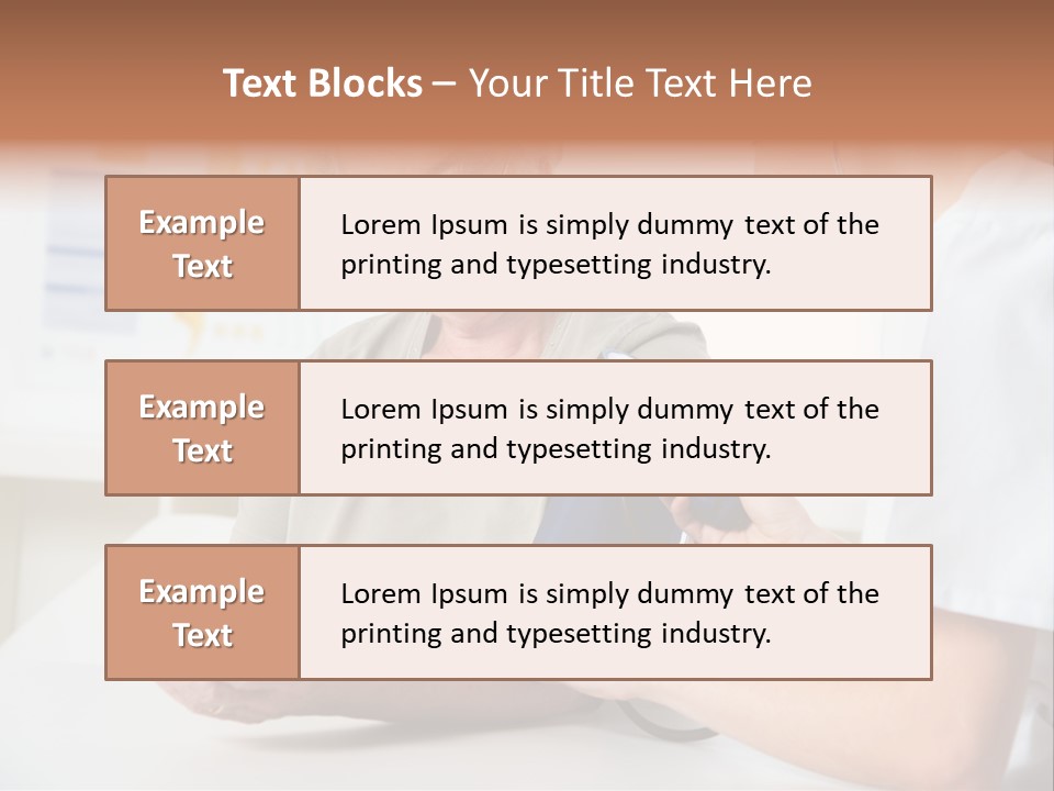 Caucasian Coat Check Up PowerPoint Template