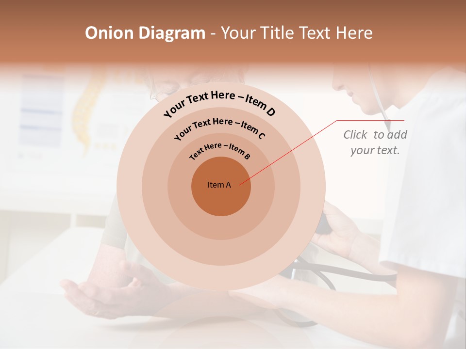 Caucasian Coat Check Up PowerPoint Template