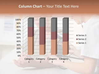 Caucasian Coat Check Up PowerPoint Template