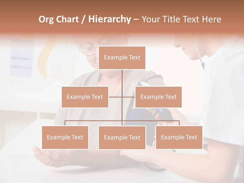 Caucasian Coat Check Up PowerPoint Template
