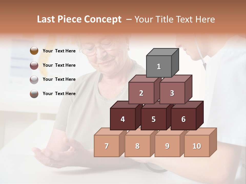 Caucasian Coat Check Up PowerPoint Template