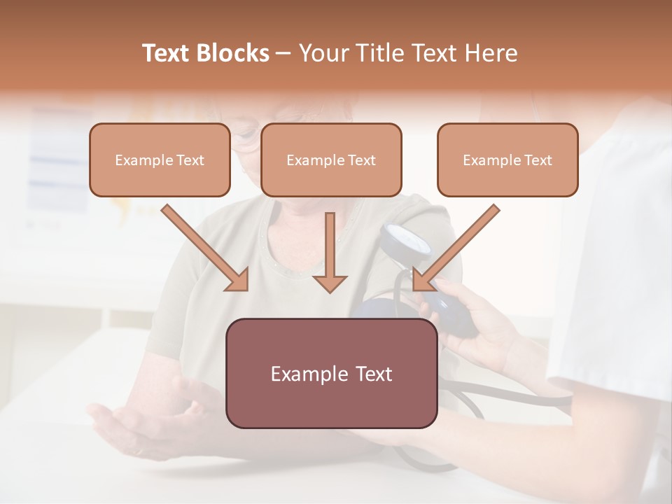 Caucasian Coat Check Up PowerPoint Template
