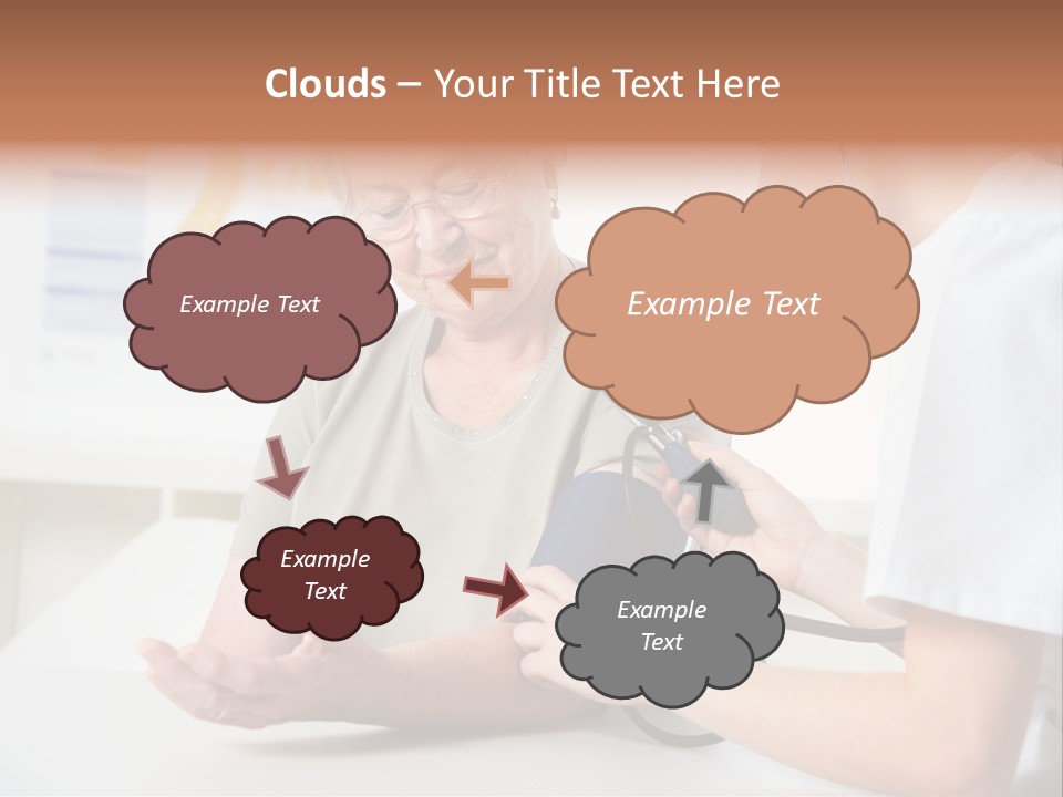 Caucasian Coat Check Up PowerPoint Template