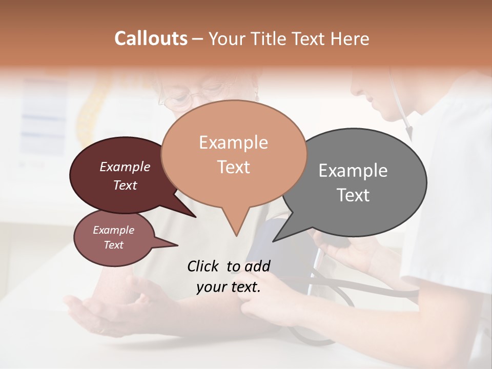 Caucasian Coat Check Up PowerPoint Template