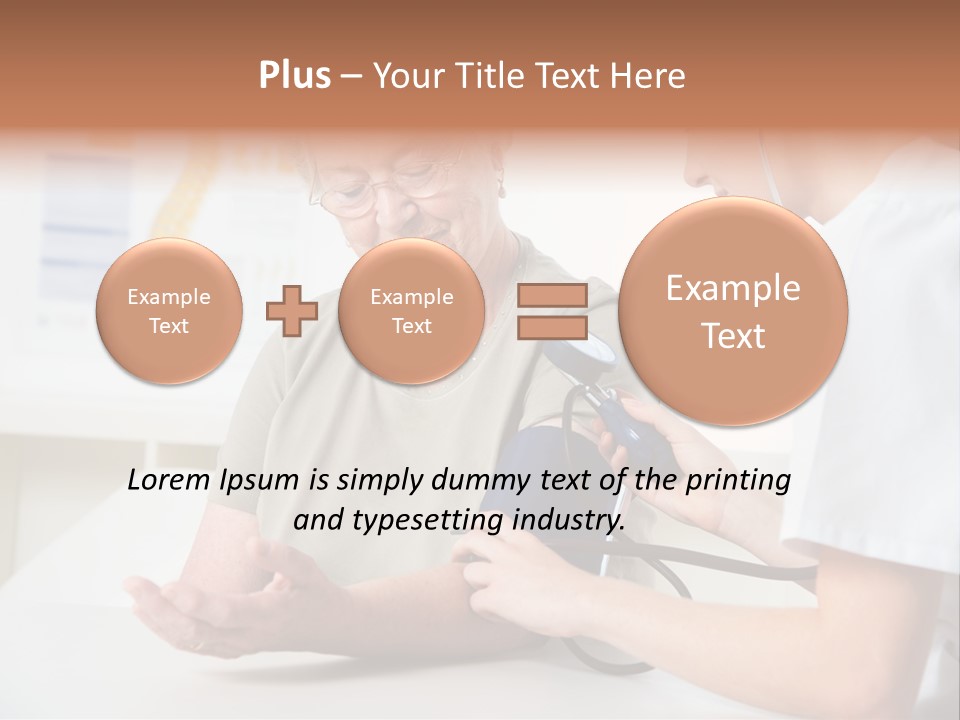 Caucasian Coat Check Up PowerPoint Template