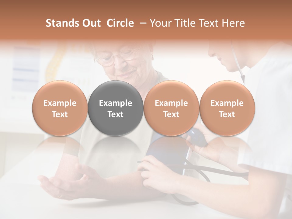 Caucasian Coat Check Up PowerPoint Template