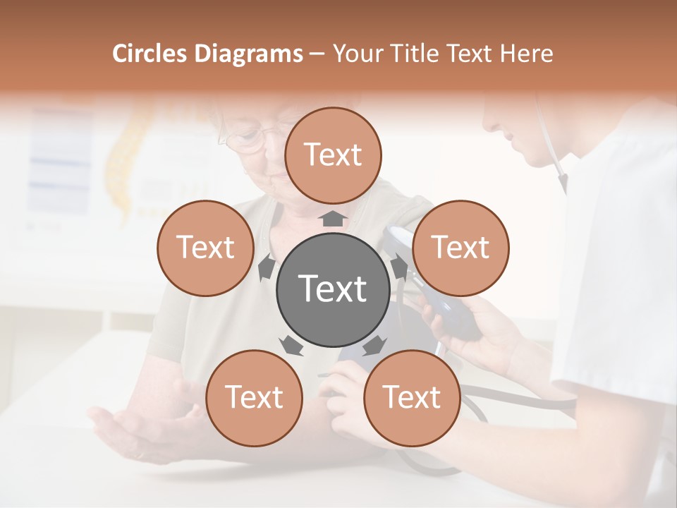 Caucasian Coat Check Up PowerPoint Template