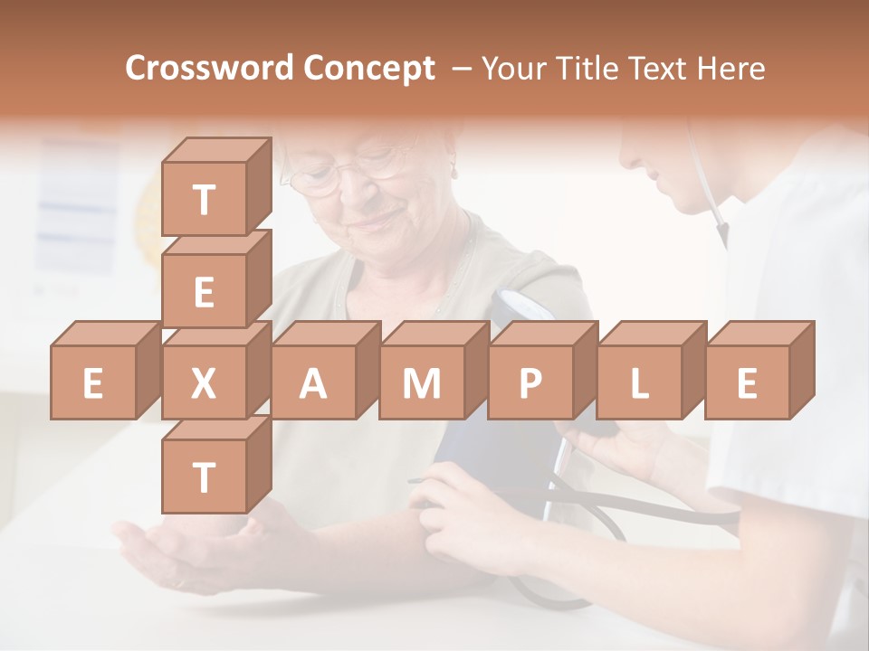 Caucasian Coat Check Up PowerPoint Template