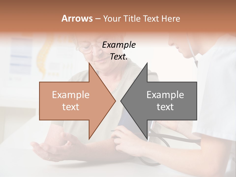 Caucasian Coat Check Up PowerPoint Template
