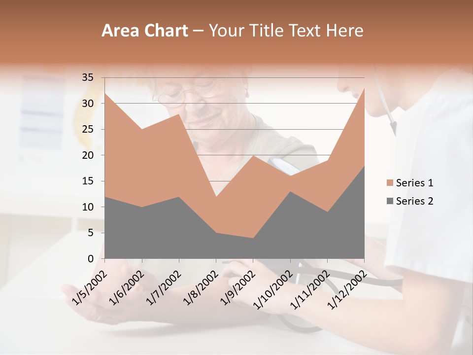Caucasian Coat Check Up PowerPoint Template