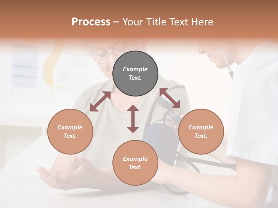 Caucasian Coat Check Up PowerPoint Template