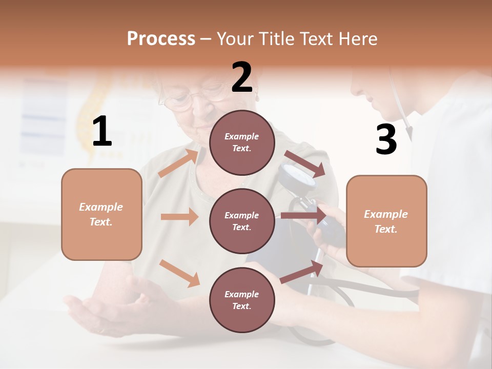 Caucasian Coat Check Up PowerPoint Template