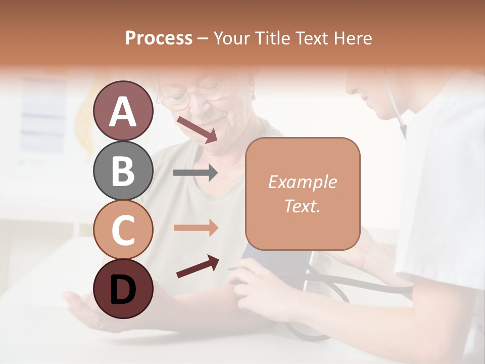 Caucasian Coat Check Up PowerPoint Template