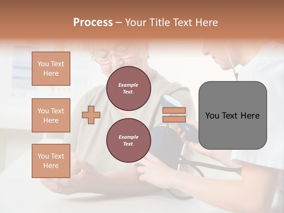 Caucasian Coat Check Up PowerPoint Template