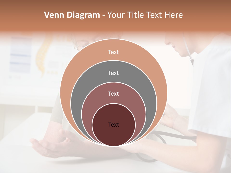 Caucasian Coat Check Up PowerPoint Template