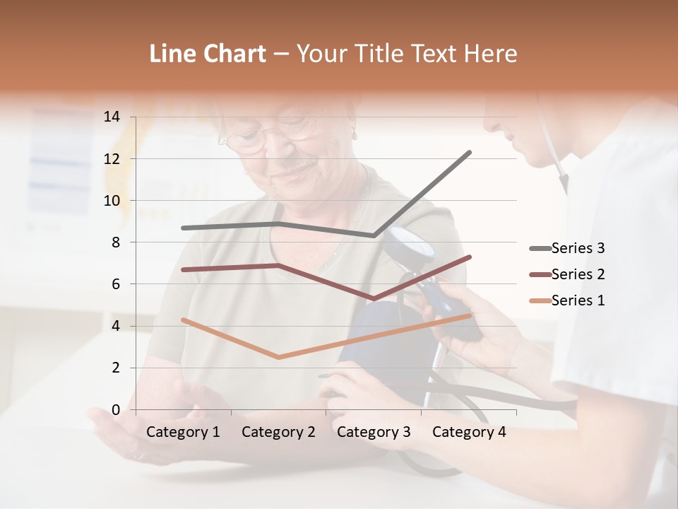 Caucasian Coat Check Up PowerPoint Template
