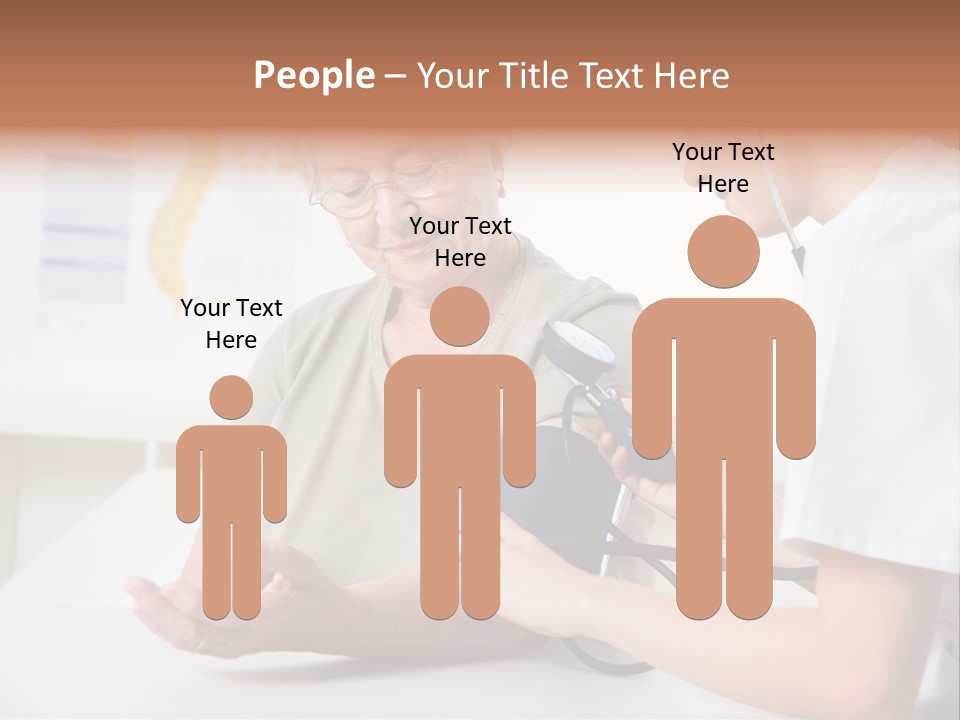 Caucasian Coat Check Up PowerPoint Template