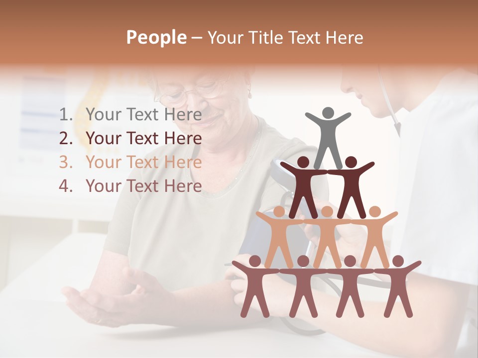 Caucasian Coat Check Up PowerPoint Template