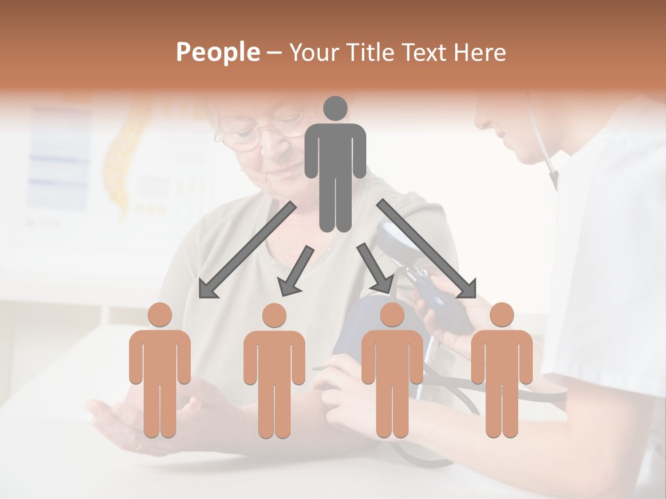 Caucasian Coat Check Up PowerPoint Template