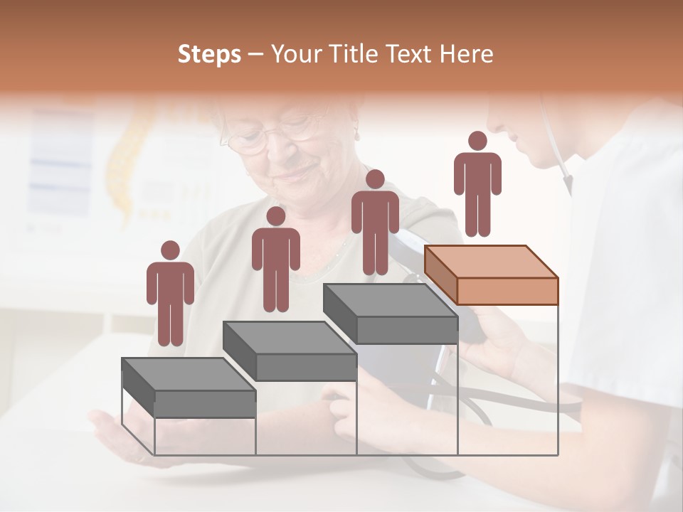 Caucasian Coat Check Up PowerPoint Template