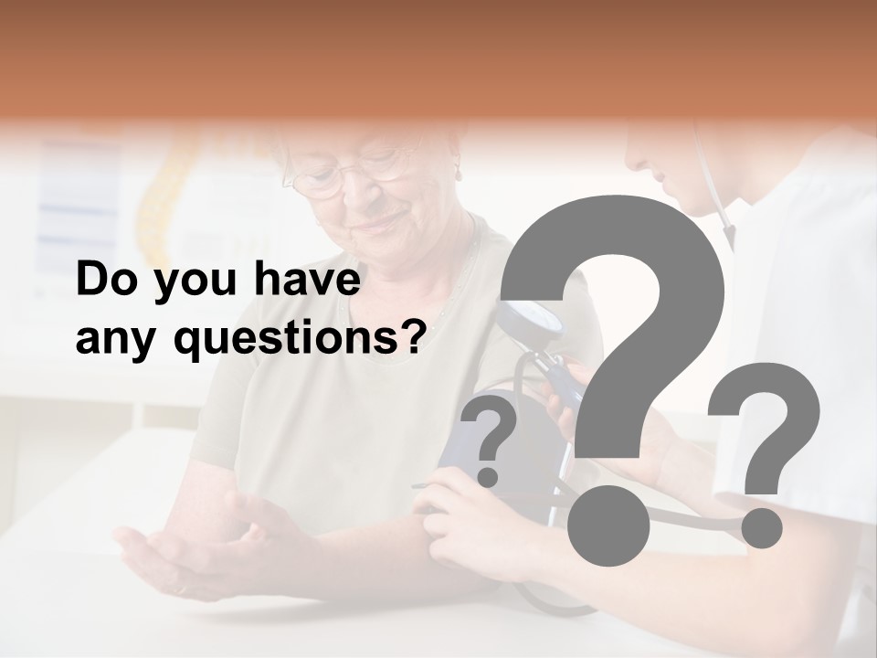 Caucasian Coat Check Up PowerPoint Template