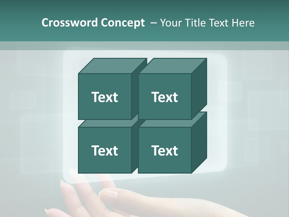 Tech Digital Push PowerPoint Template