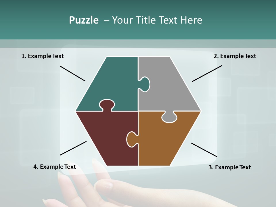 Tech Digital Push PowerPoint Template