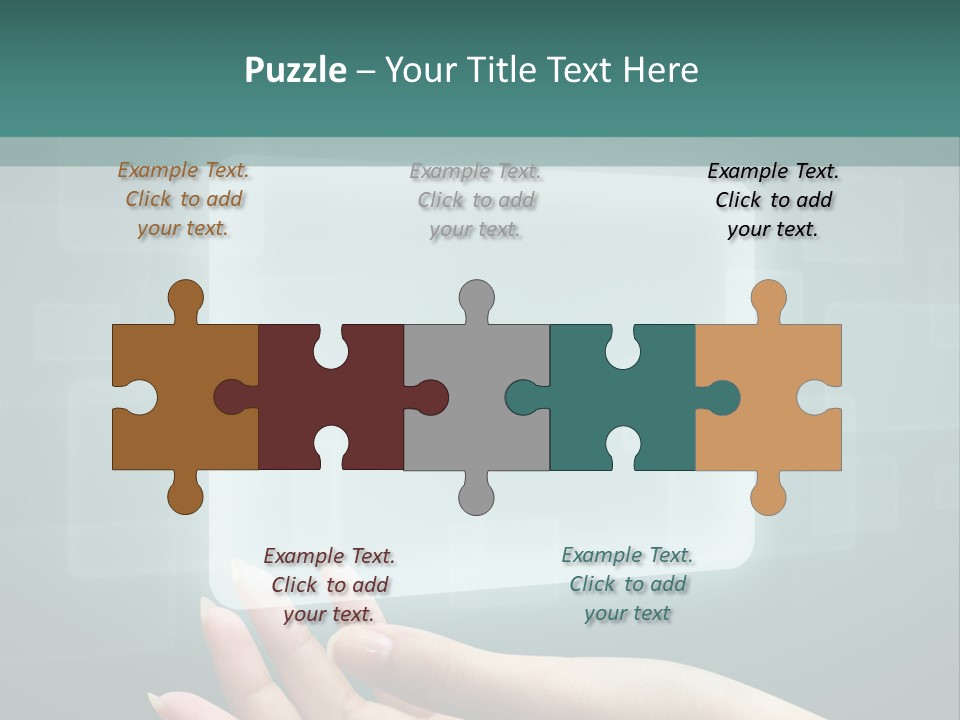 Tech Digital Push PowerPoint Template