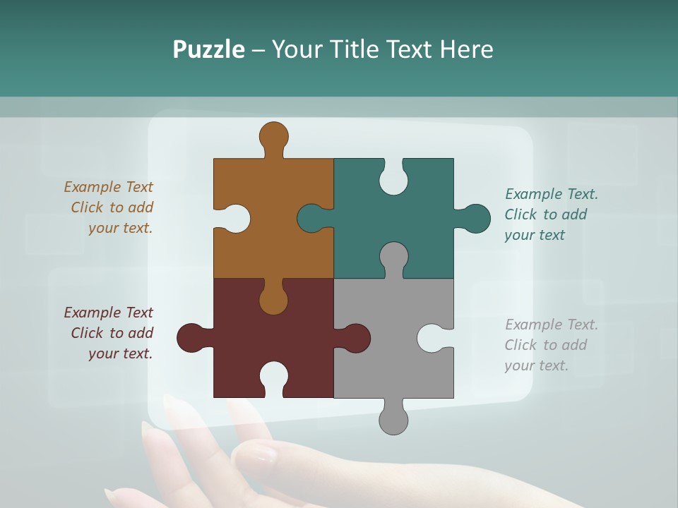 Tech Digital Push PowerPoint Template