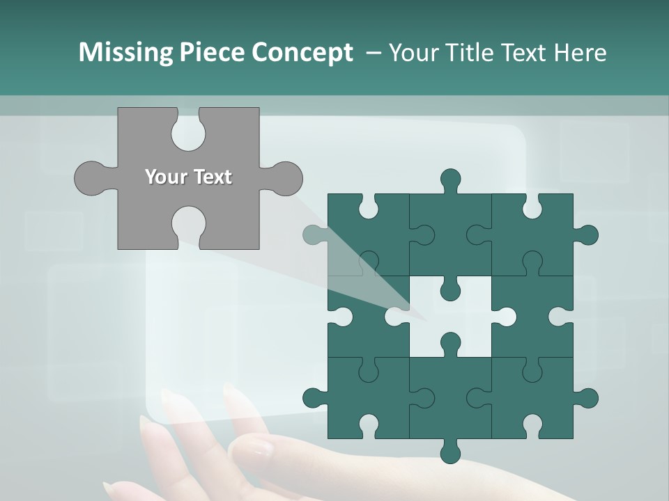 Tech Digital Push PowerPoint Template