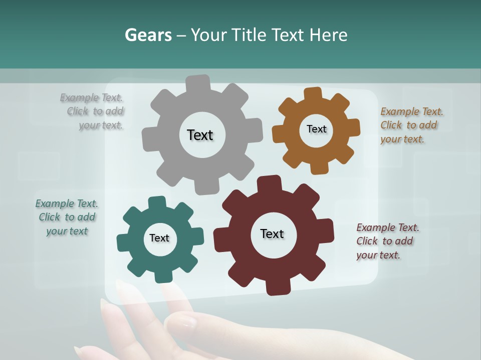 Tech Digital Push PowerPoint Template