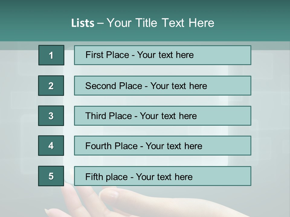 Tech Digital Push PowerPoint Template