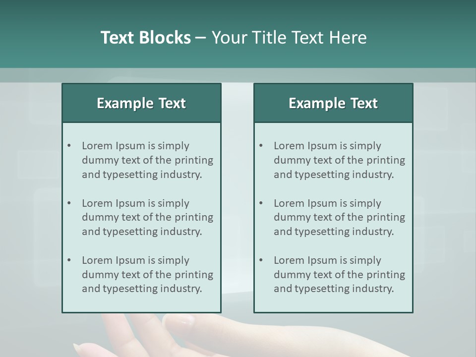 Tech Digital Push PowerPoint Template