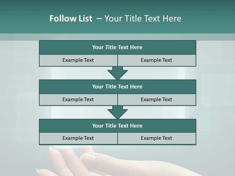 Tech Digital Push PowerPoint Template
