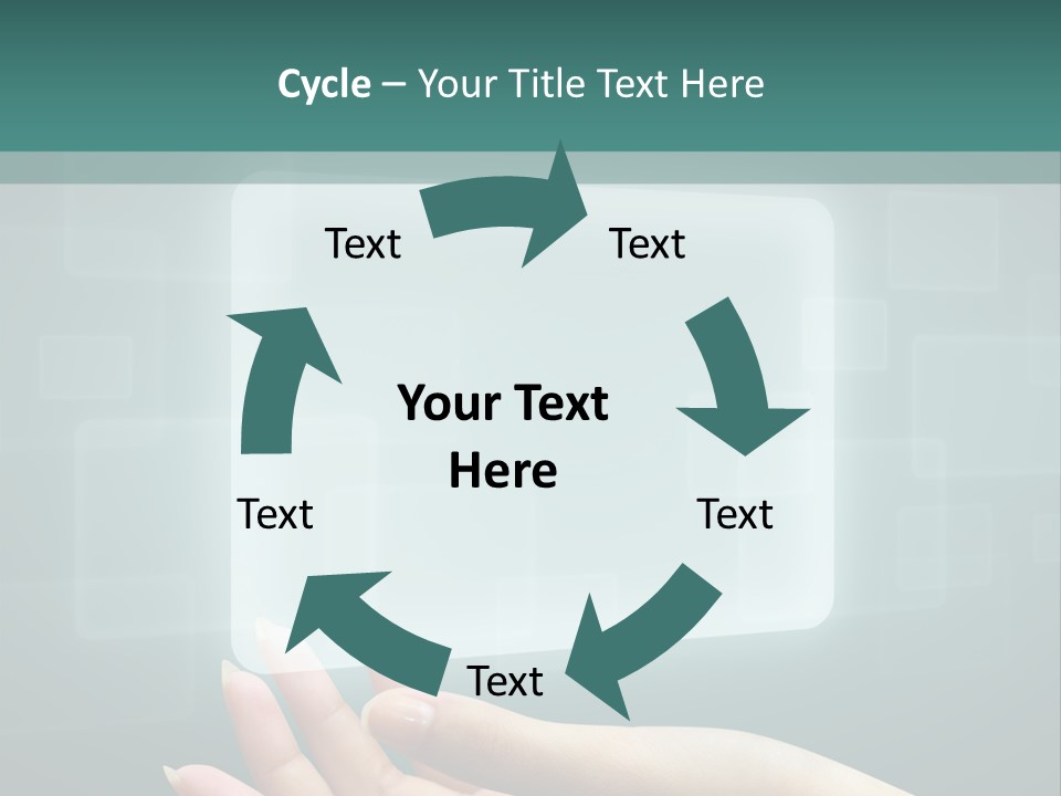 Tech Digital Push PowerPoint Template