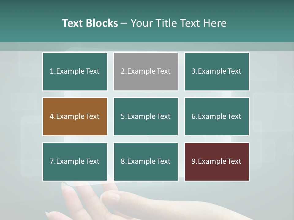 Tech Digital Push PowerPoint Template