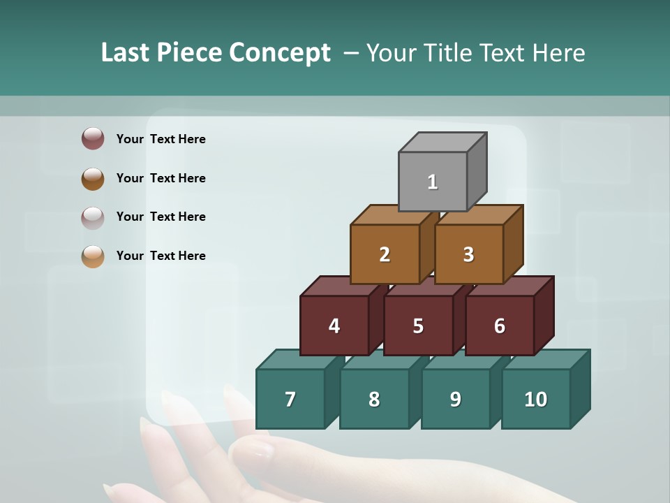 Tech Digital Push PowerPoint Template