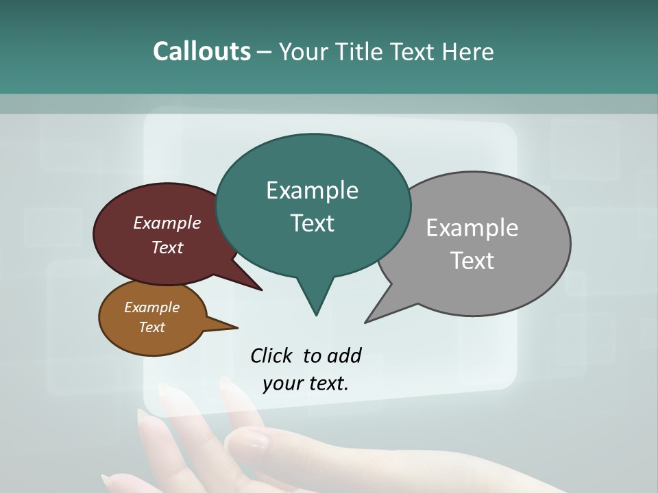 Tech Digital Push PowerPoint Template