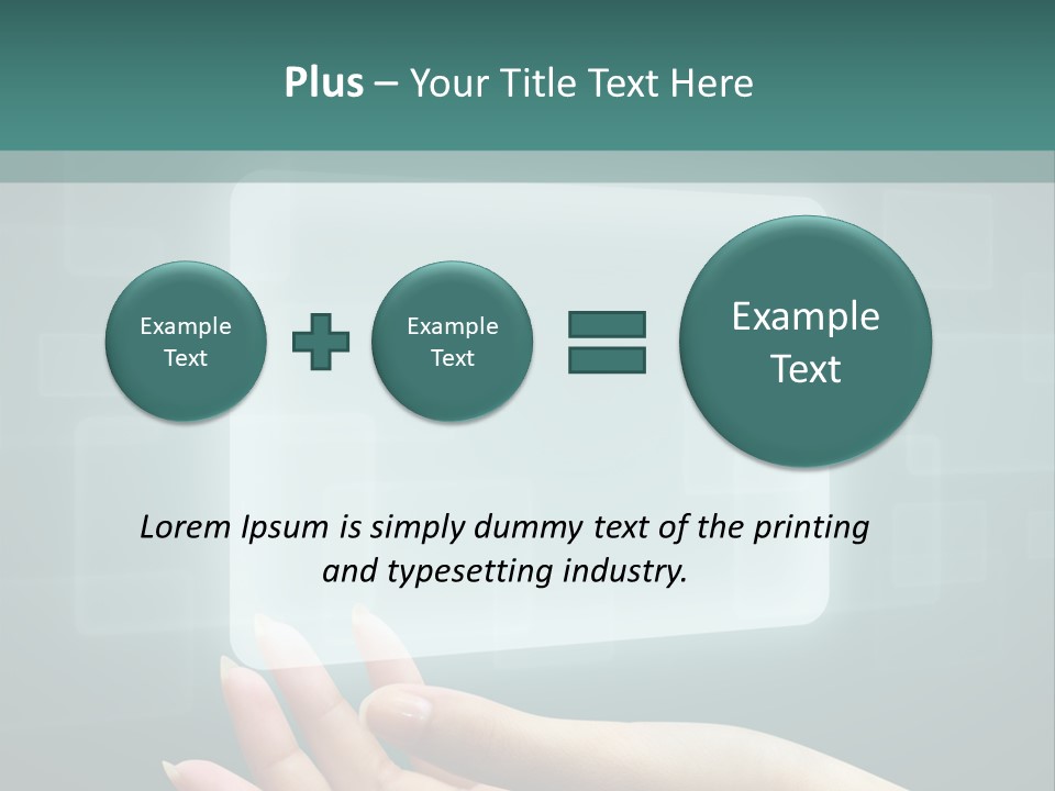Tech Digital Push PowerPoint Template