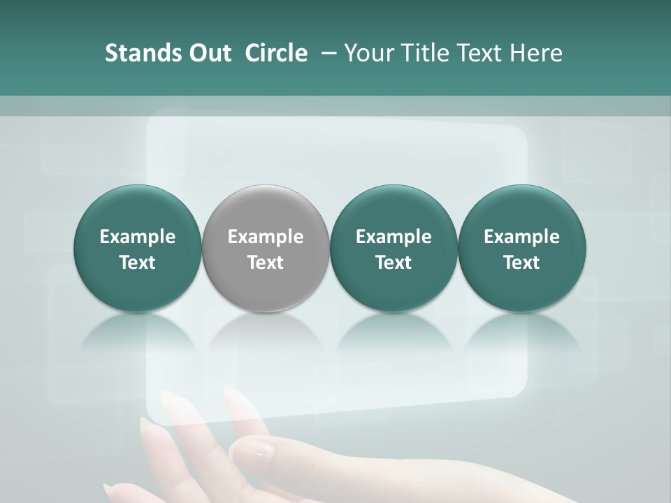 Tech Digital Push PowerPoint Template