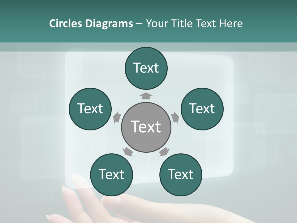 Tech Digital Push PowerPoint Template