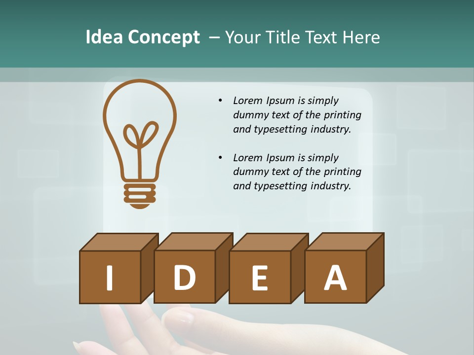 Tech Digital Push PowerPoint Template