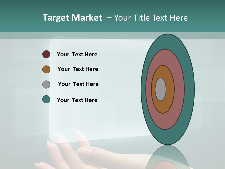 Tech Digital Push PowerPoint Template