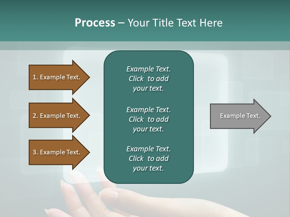 Tech Digital Push PowerPoint Template