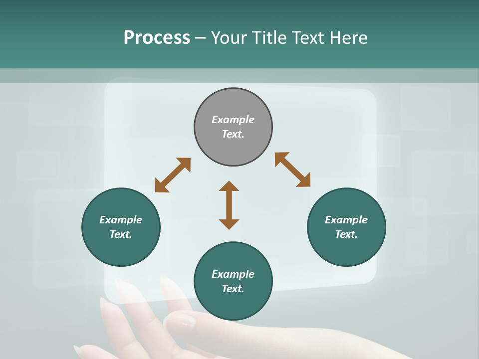 Tech Digital Push PowerPoint Template